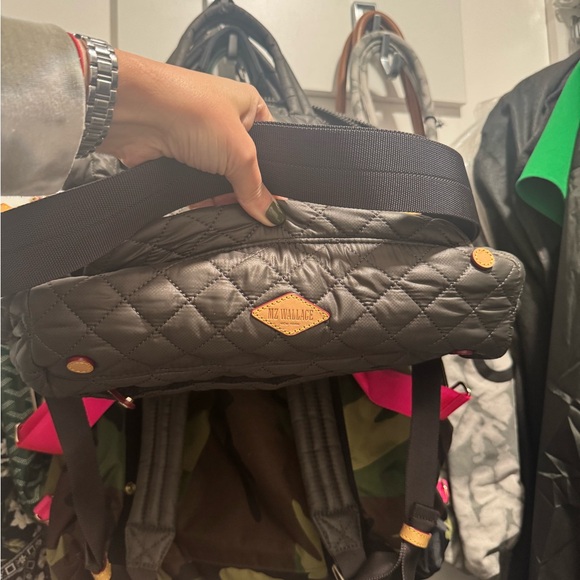 MZ Wallace Brown Quilted Women's Bag - Picture 9 of 13